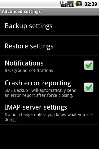 How To Backup Your Android Phone To The Cloud - SMS Backup + Screenshot
